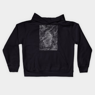 Black Flowerlace Kids Hoodie